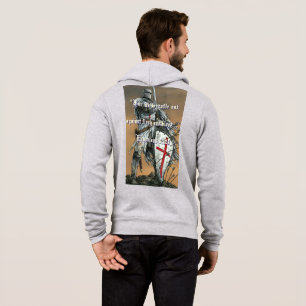 For We Wrestle Not Ephesians 6:12 Hoodie