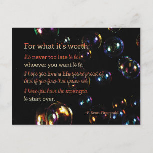 For what it's Worth Postcard