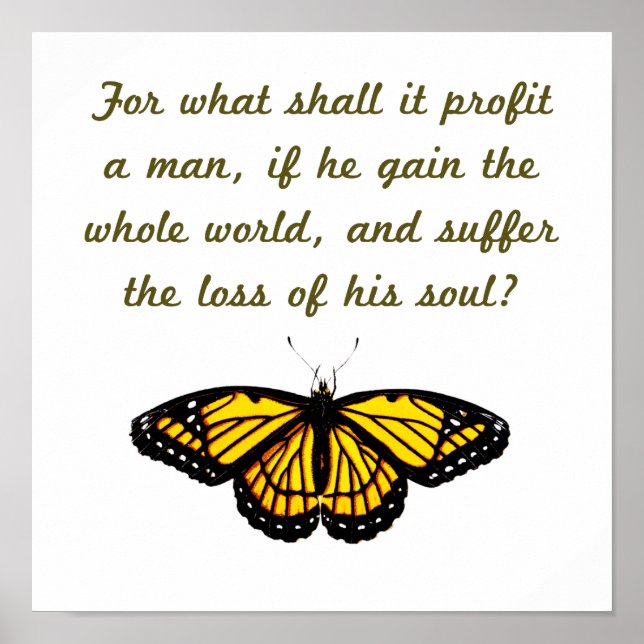 For What Shall It Profit A Man Poster (Front)