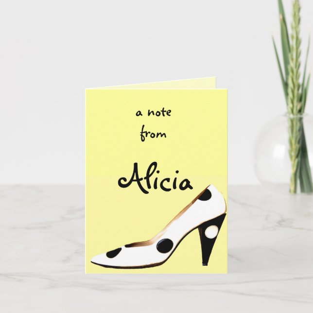 For Women Who Love Shoes Card (Front)