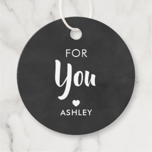 For You Gift Tag, Any Occasion Tag, Chalkboard Favour Tags