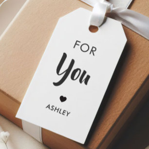 For You Gift Tag, Any Occasion Tag, Kraft Gift Tags