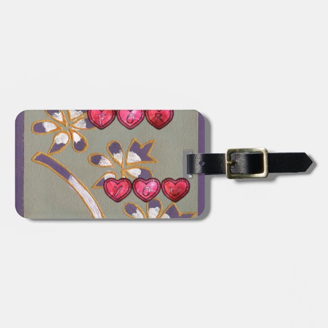 For you me.jpg luggage tag (Front Horizontal)