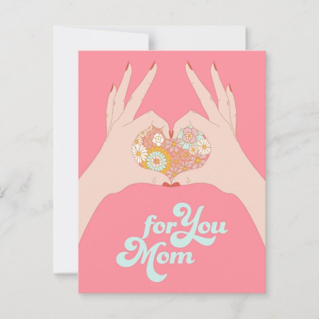 For You Mum Holiday Card (Front)