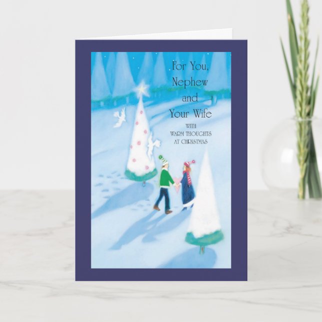 For You, Nephew and Your Wife Holiday Card (Front)