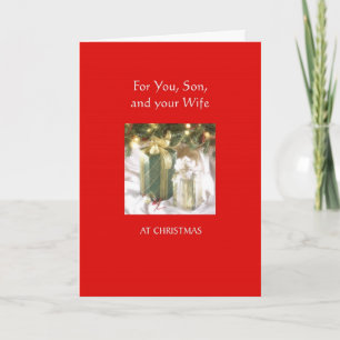 For You, Son, and your Wife Holiday Card