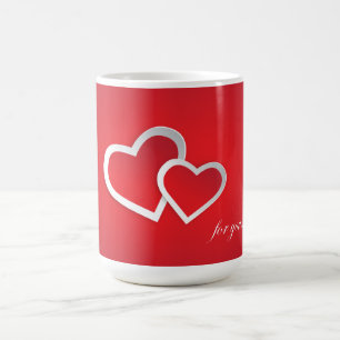 For You Valentine's Day Hearts Design-21987 Coffee Mug
