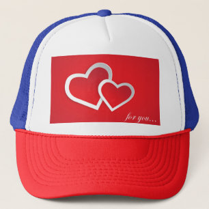 For You Valentine's Day Hearts Design-21987 Trucker Hat