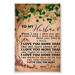 For Your Awesome Husband, Husband Birthday Gift Photo Print