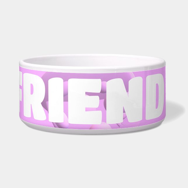 For your best friend bubbles in pink (Front)