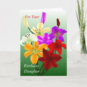 For Your Birthday Daughter Card