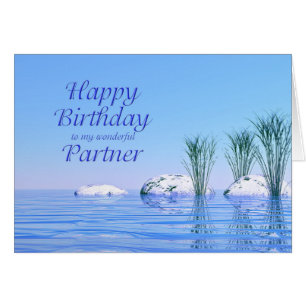 For your Partner, a Spa Like, Blue Birthday