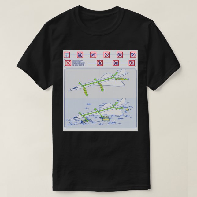 For Your Safety Concorde T-Shirt (Design Front)