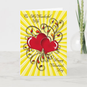 For your wife, a stunning Valentine's card. Holiday Card