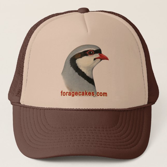Forage Cakes:  Chukar Partridge Trucker Hat (Front)