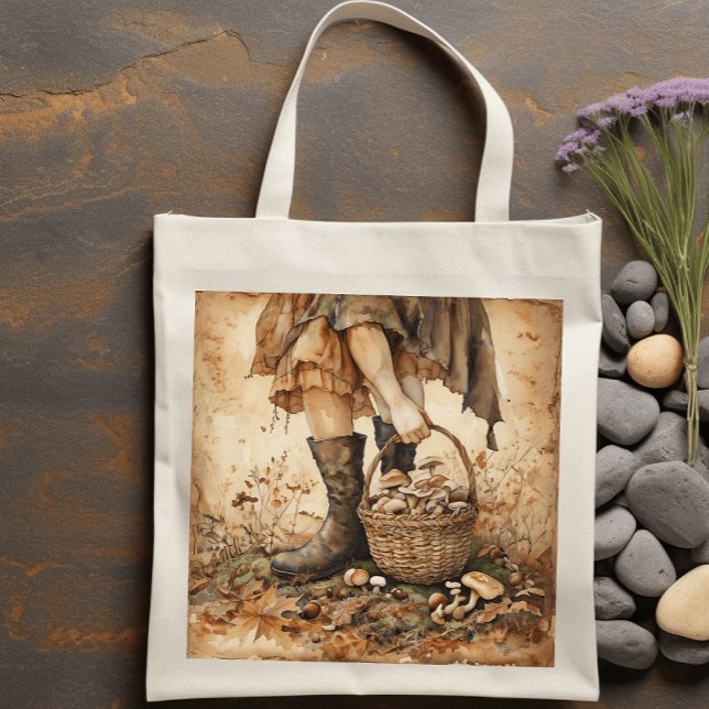 Forager's Boots Tote Bag - Autumn Witch  (Creator Uploaded)