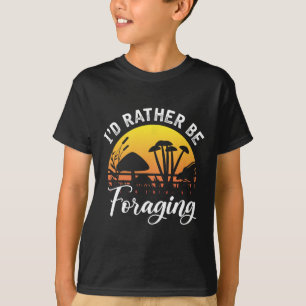 Foraging Mushroom Hunting Forest Outdoor Activity T-Shirt