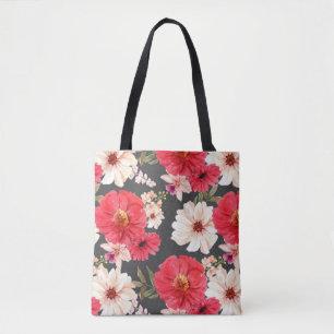 Foral And Glamour Seamless Pattern Natural Summer Tote Bag