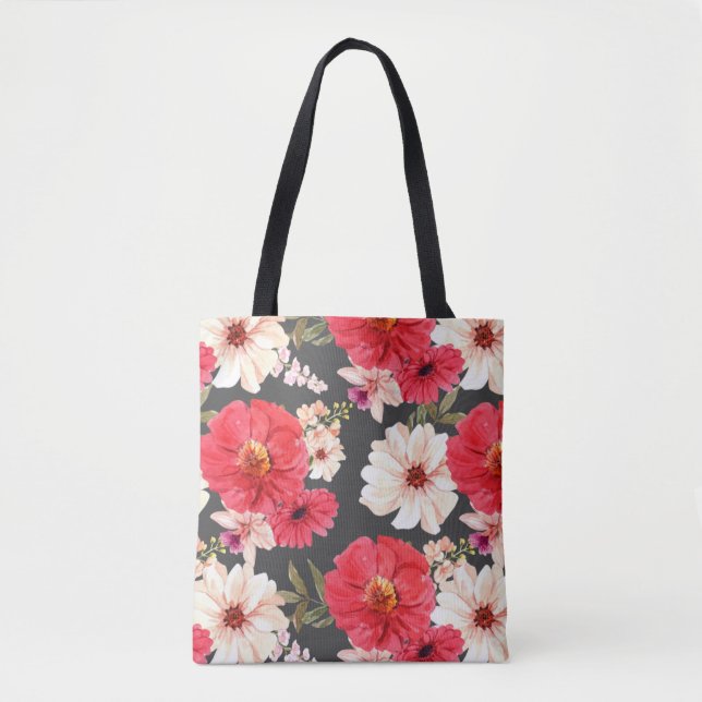 Foral And Glamour Seamless Pattern Natural Summer  Tote Bag (Front)