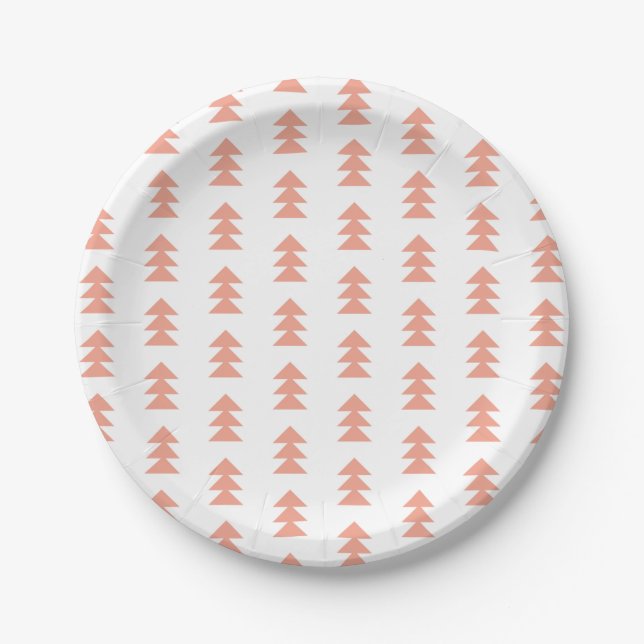 Foral Blouse Paper Plate (Front)