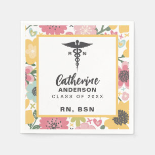 Foral RN BSN Nurse Napkin