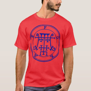 Foras Sigil Teaches Logic and Ethics Blue T-Shirt