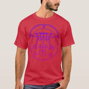 Foras Sigil Teaches Logic and Ethics Purple Gradie T-Shirt
