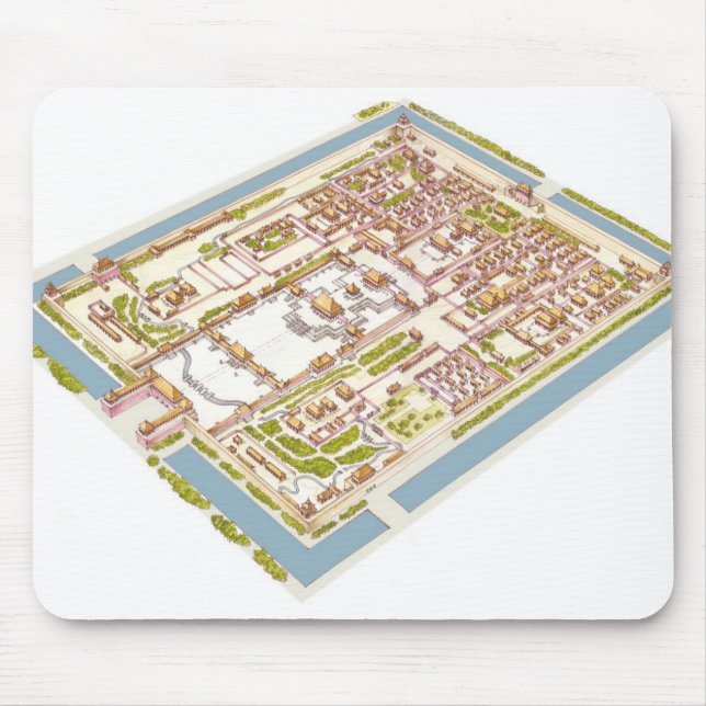 Forbbiden City Beijing Mouse Mat (Front)