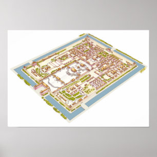 Forbbiden City Beijing Poster