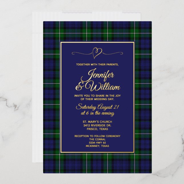 Forbes Clan Tartan Plaid Weddi (Envelope)