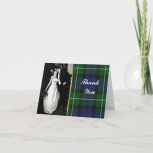 Forbes Plaid Photo Thank You Card