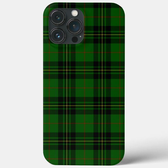 Forbes tartan green black plaid Case-Mate iPhone case (Back)