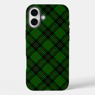 Forbes tartan green black plaid iPhone 16 plus case