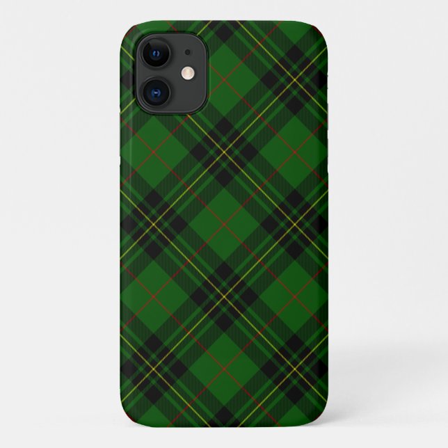 Forbes tartan green black plaid Case-Mate iPhone case (Back)