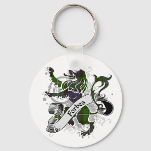 Forbes Tartan Lion Key Ring