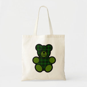 Forbes Tartan Plaid Teddy Bear Tote Bag