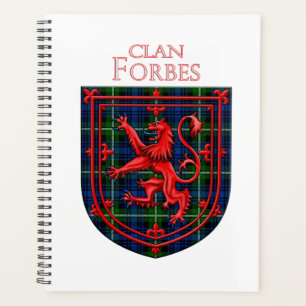 Forbes Tartan Scottish Plaid Lion Rampant Planner