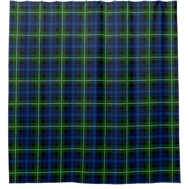 Forbes Tartan Shower Curtain (Front)