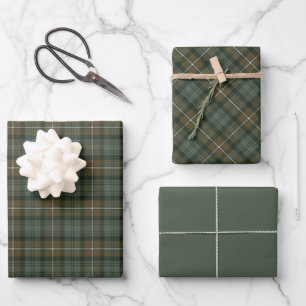 Forbes Weathered Original Scottish Tartan Wrapping Paper Sheet