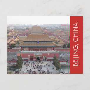 forbidden city beijing china postcard