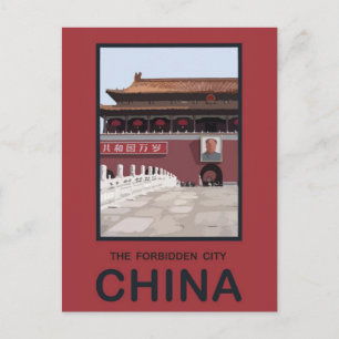 Forbidden City China Postcard