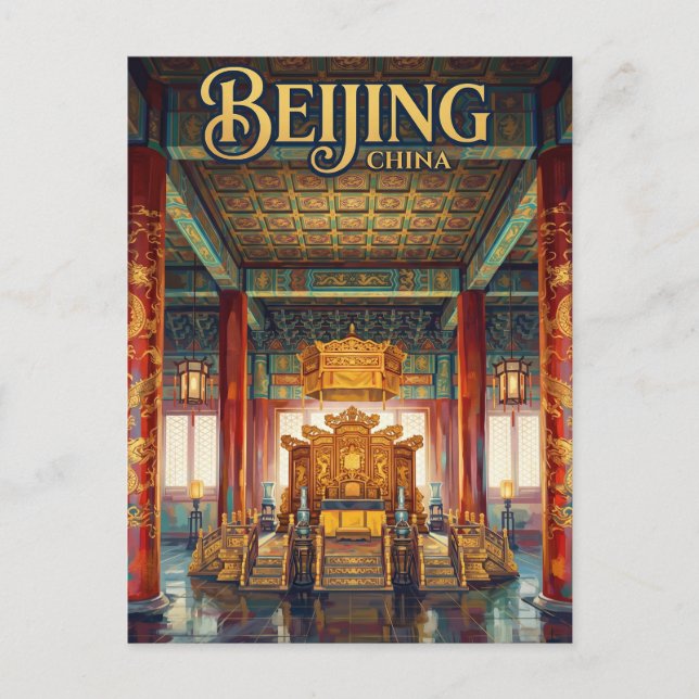 Forbidden City China Postcard (Front)