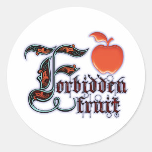 Forbidden Classic Round Sticker