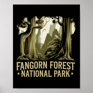 Forbidden Fangorn Forest National Park Bookworms H Poster
