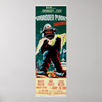 FORBIDDEN PLANET 1956 Retro Science Fiction Vintag