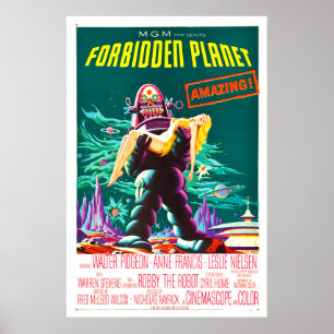 Forbidden Planet - Classic Movie Poster