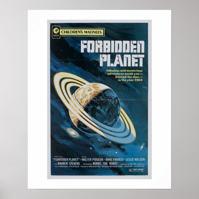 Forbidden Planet Poster (Front)