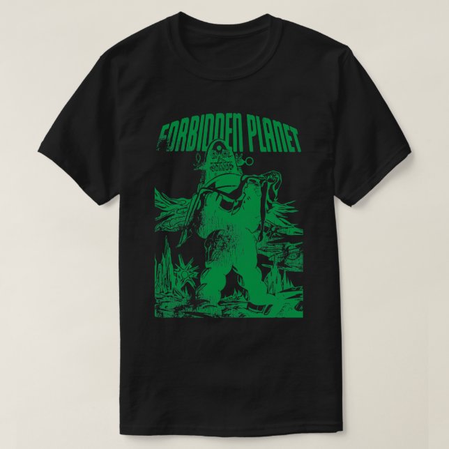 Forbidden Planet Retro 50s Film T-Shirt (Design Front)