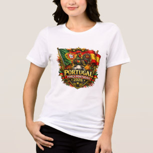 FORÇA PORTUGAL T-Shirt 🇵🇹 Portugal Pride Tri-Blend Shirt