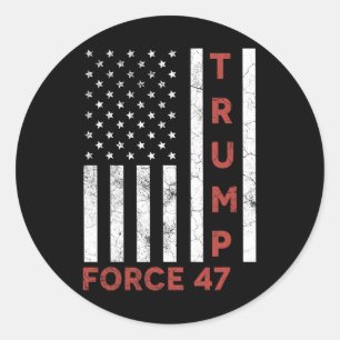 Force 47 2024 classic round sticker